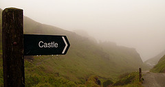 Tintagel Castle Sign