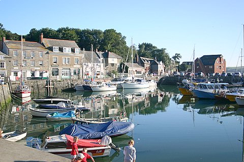 Padstow Harbour and Shops